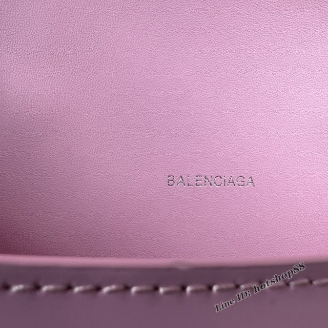 Balenciaga專櫃爆款新色xs號鱷魚紋Hourglass沙漏包 巴黎世家頂級原單手提肩背包 款號：8896 fyj1224